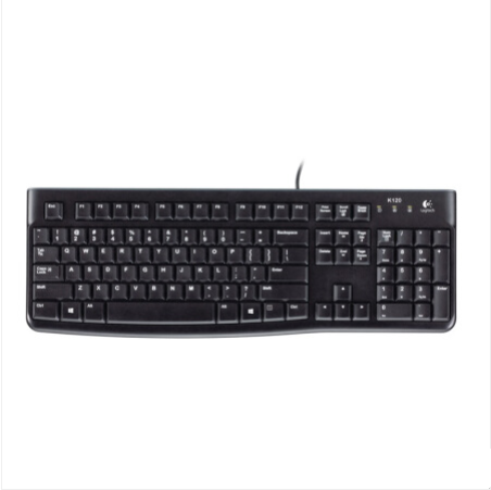 罗技(Logitech) K120有线键盘USB电脑台式机笔记本家用办公全尺寸键盘