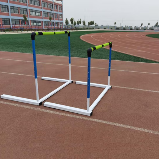软式跨栏架趣味田径软体安全泡沫栏架器材