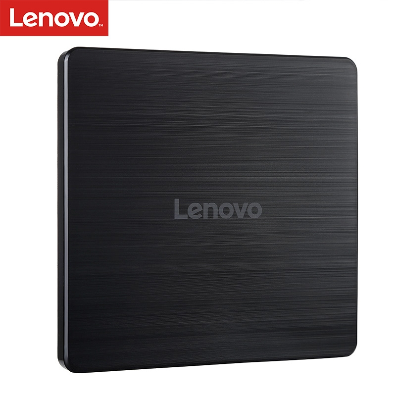 联想(Lenovo)8倍速 USB2.0 外置光驱 外置DVD刻录机 移动光驱 黑色(兼容Windows/苹果MAC系统/GP70N)