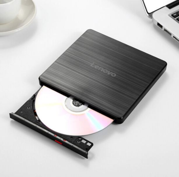 联想(Lenovo)GP70N 8倍速 USB2.0 外置光驱 外置DVD刻录机 移动光驱 黑色(兼容Windows/苹果MAC系统)