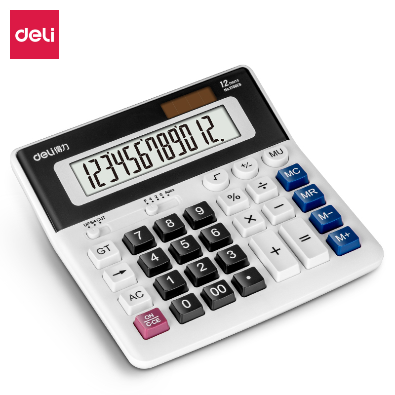 得力(deli)2136ES 桌面计算器(白色)